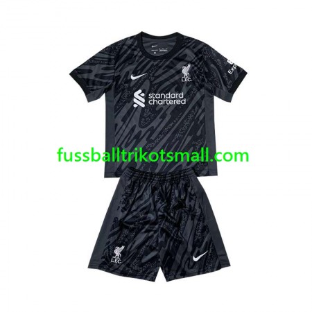 Fußballtrikots Liverpool Torwart Kinder 2024-2025 Kurzarm Heimtrikotsatz kaufen